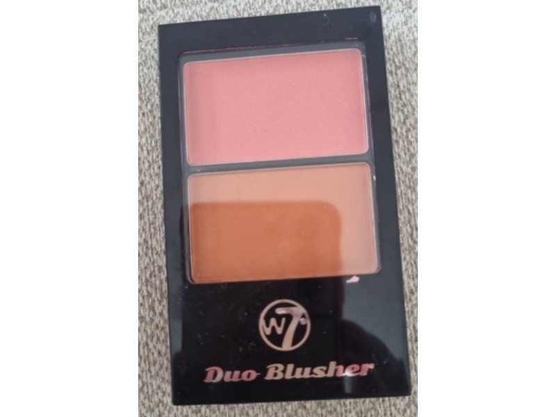 W7 Duo Blusher, 03 Deep Tan & Bold Rose, 0.24 oz/7 g