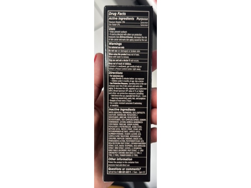 Laura Mercier Tinted Moisturizer Blurred Matte Sunscreen, SPF 30, 2W Citrine, 1.5 fl oz/45 mL