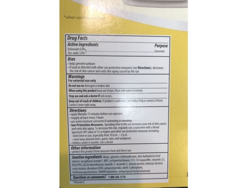 Olay Complete Daily Moisturizer Sunscreen, Sensitive, SPF 15, 6 fl oz/177 mL, Pack Of 2