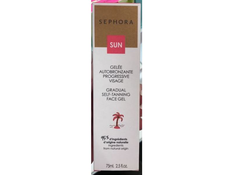 Sephora Collection Gradual Self-Tanning Face Gel, Sun, 2.5 fl oz/75 ml