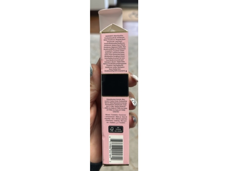 Too Faced Born This Way Soft Matte Foundation, Snow, 1 fl oz/30 mL