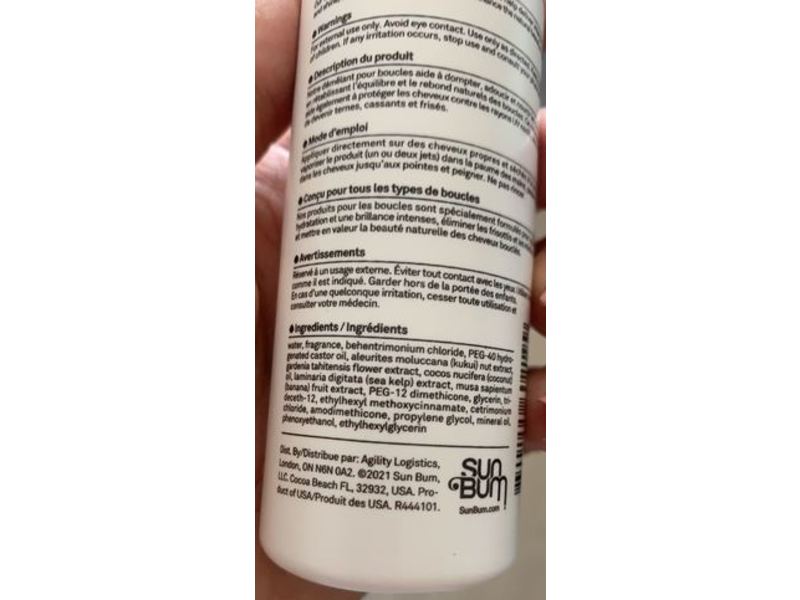 Sun Bum Curls Detangler, 118 mL