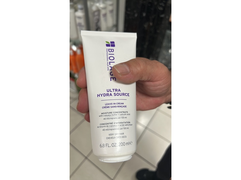 BIOLAGE Biolage Ultra Hydra Source Leave-in Cream, Capuacu Butter, 6.7 fl oz/200 mL