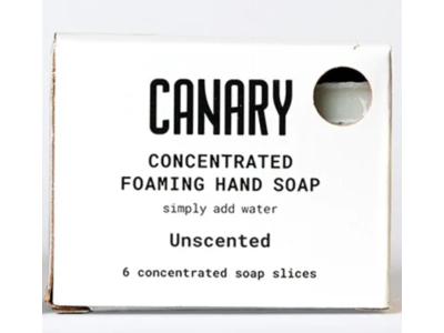 Canary Concentrated Foaming Hand Soap, Unscented, 6 Count