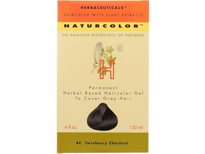 Naturcolor Permanent Hair Color Gel, Twinberry Chestnut, 4 fl oz/120 mL
