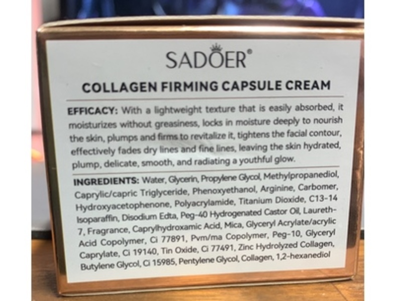 Sadoer Collagen Firming Capsule Cream, 100 mL