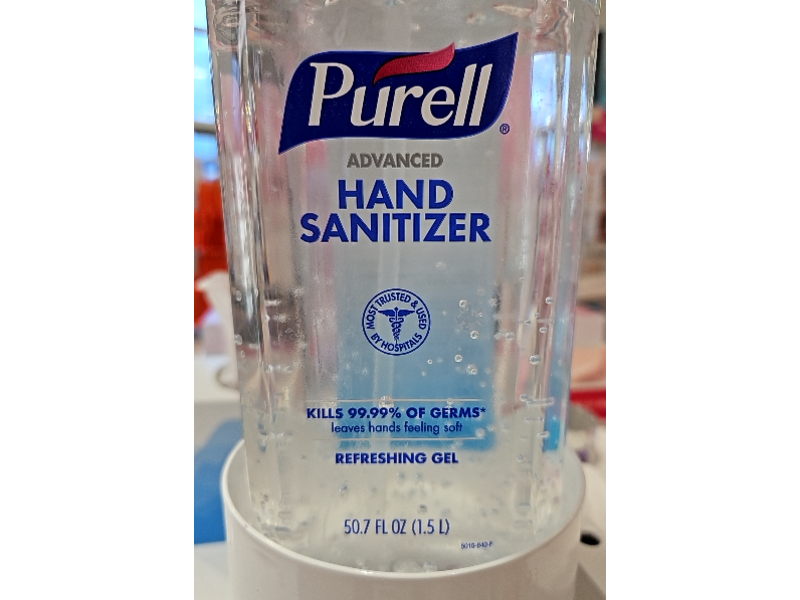 Purell Advanced Hand Sanitizer Refreshing Gel, 50.7 fl oz/1.5 L