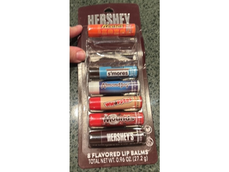 Hershey Flavored Lip Balms, 0.96 oz/27.2 g, 8 Count