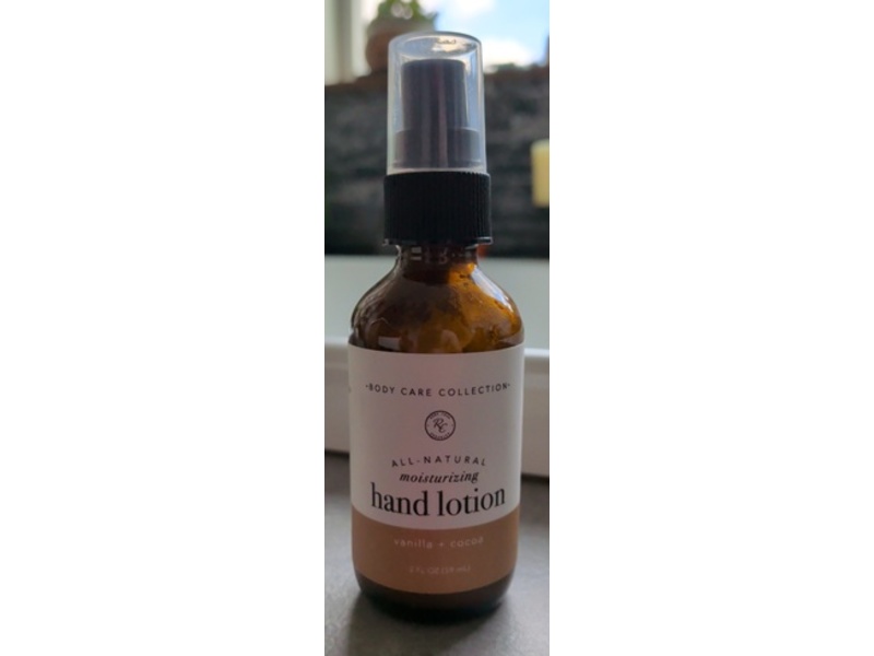 Rowe Casa Organics Body Care Collection Moisturizing Hand Lotion, Vanilla + Cocoa, 2 fl oz/59 mL