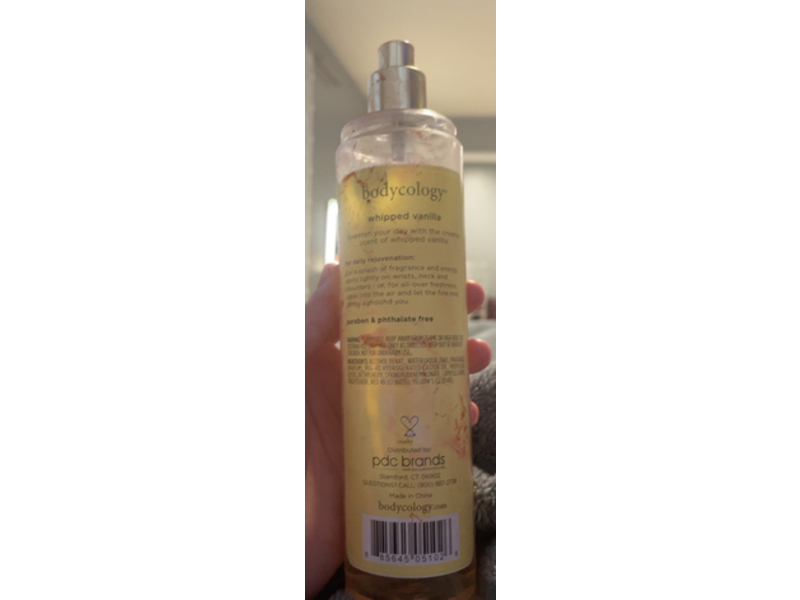 Bodycology Fragrance Body Mist, Whipped Vanilla, 8 fl oz/237 mL