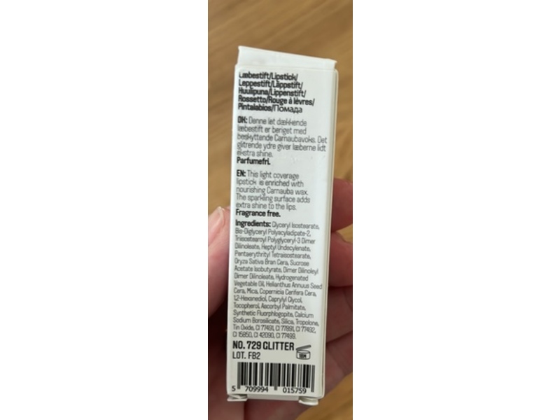 Nilens Jord Lipstick, 729 Gliter,