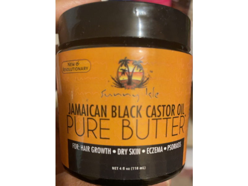 Sunny Isle Jamaican Black Castor Oil Pure Butter, 4 fl oz/118 mL