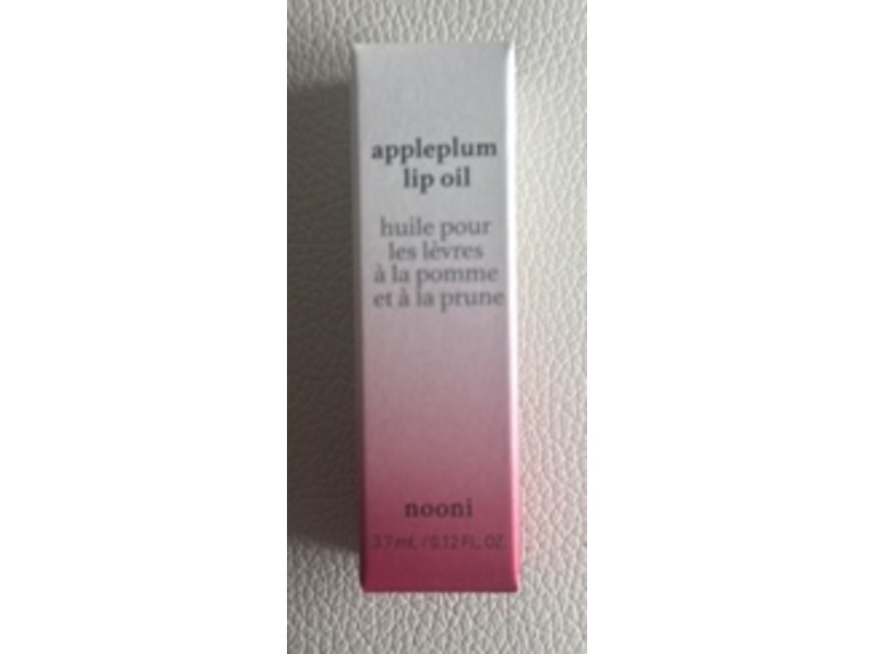 Nooni Voluming & Tinting Lip Oil, Appleplum, 0.12 fl oz/3.7 mL
