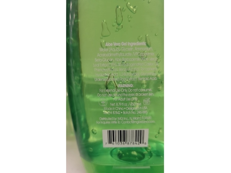Elmtree & York Aloe Vera Moisturizing Gel, 8.79 fl oz/260 mL