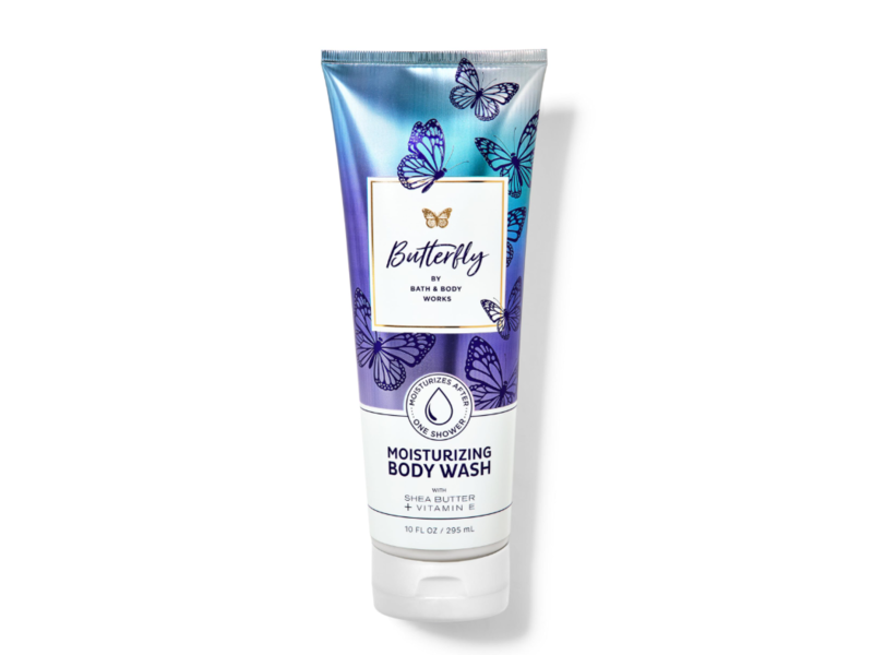 Bath & Body Works Butterfly Moisturizing Body Wash, Shea Butter + Vitamin E, 10 fl oz/295 mL