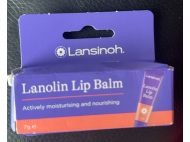Lansinoh Lanolin Lip Balm, 0.25 oz/7 g
