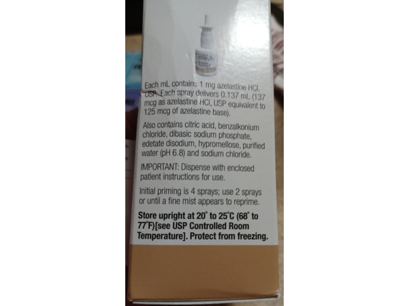 Azelastine Hcl Spray, 137 mcg 0.1%, 30 mL Amneal Pharmaceuticals LLC (RX)