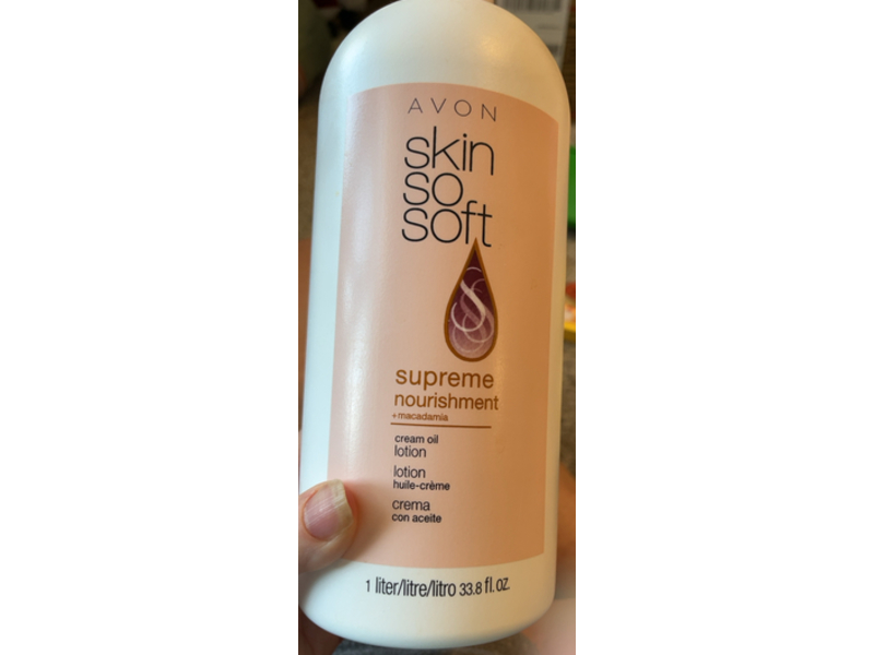 Avon Skin So Soft Cream Oil Lotion, Supreme Nourishment, 33.8 fl oz/1 L