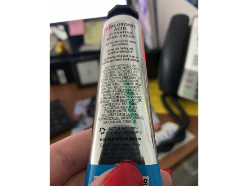 Bath & Body Works Hyaluronic Acid Hydrating Hand Cream 1 fl oz / 29 mL