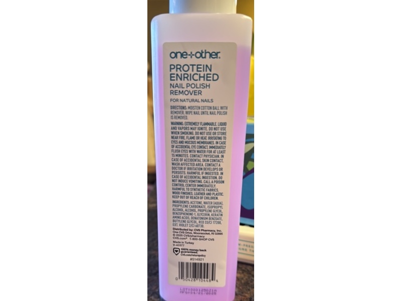 One+Other Protein Enriched Nail Polish Remover, 16 fl oz/472.18 mL