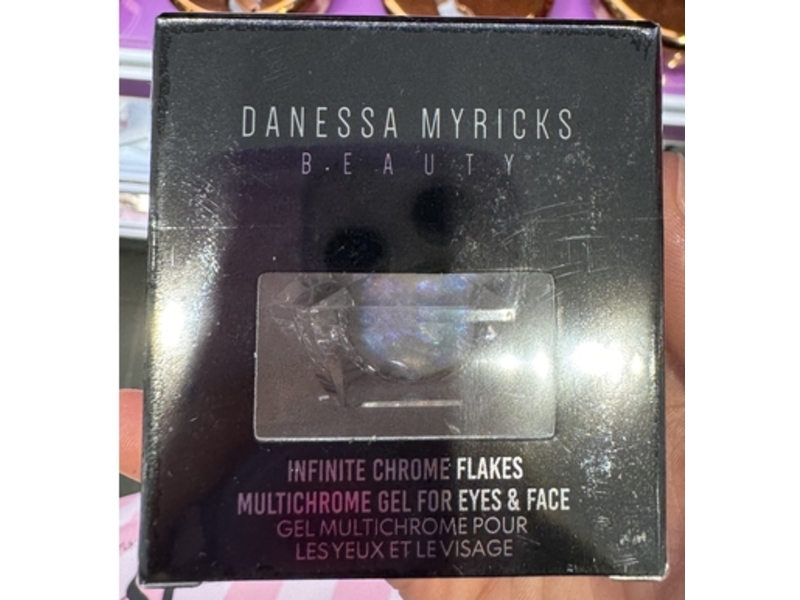 Danessa Myricks Beauty Infinite Chrome Flakes Multichrome Gel, Strobe Light, 0.13 oz/3.8 g