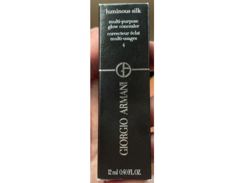 Giorgio Armani Luminous Silk Multi Purpose Glow Concealer, 4, 0.40 fl oz/12 mL