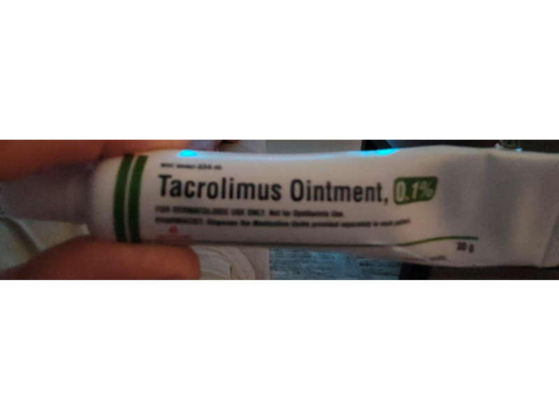 Tacrolimus Ointment, 0.1%, 30g, Glenmark (RX)