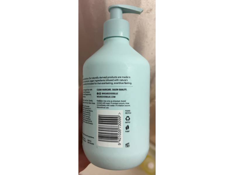 Everblue Repair & Hydrate Shampoo, Peppermint & Jojoba, 13.5 fl oz/ 400 mL