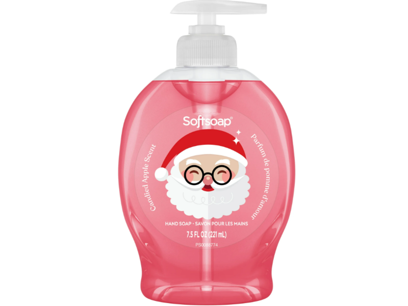Softsoap Christmas Hand Soap, Candied Apple Scent, 7.5 fl oz/221 mL
