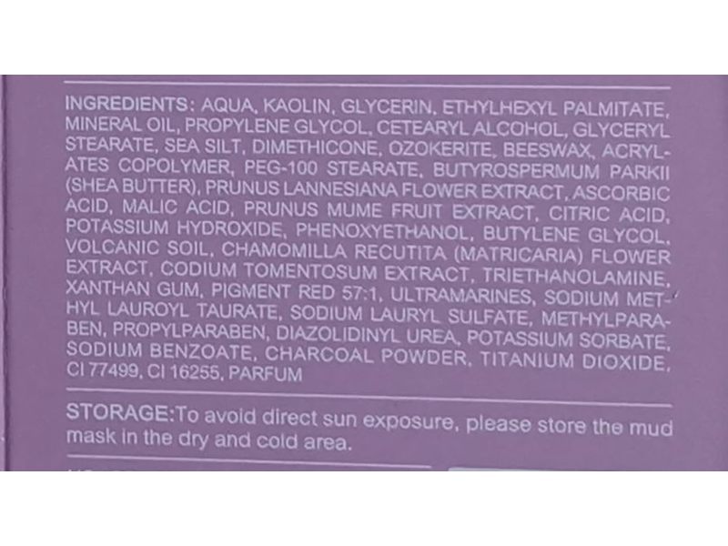 Fenyi Mud Mask, Japan Cherry Blossom, 0.18 oz/5 g, 20 Count