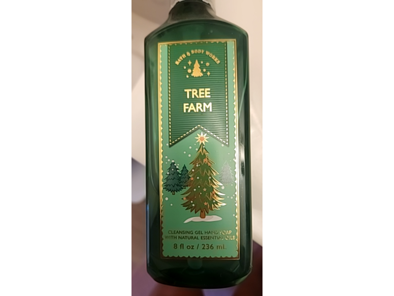 Bath & Body Works Cleansing Gel Hand Soap, Tree Farm, 8 fl oz/236 mL
