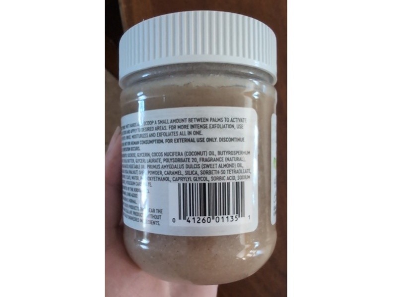 Simple Truth Nut Butter Scrub, Almond + Shea, 13 oz/368 g