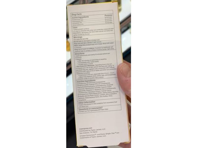 Supergoop Unseen Sunscreen SPF 40, 2.5 fl oz/75 ml