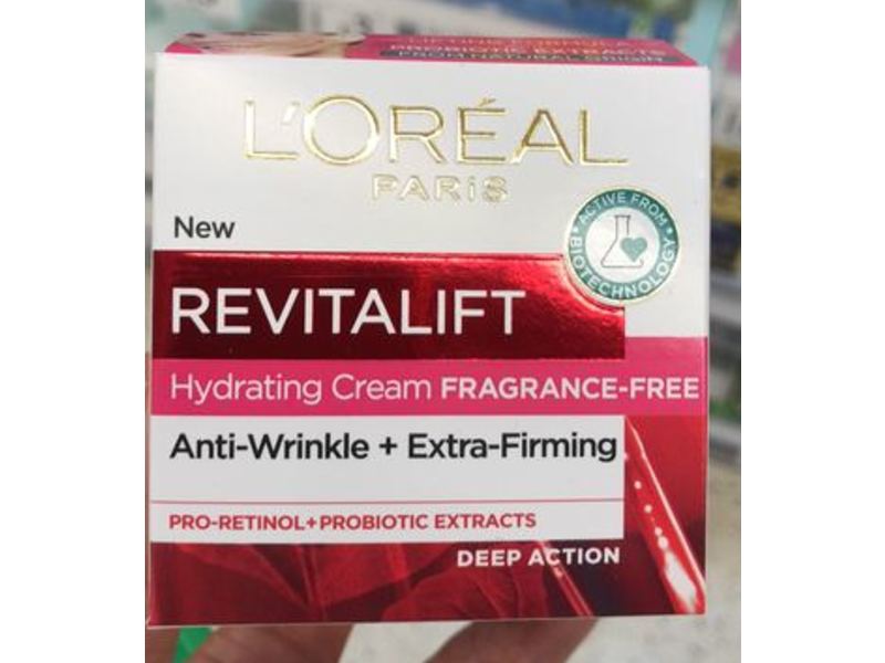 L'oreal Paris Revitalift Hydrating Cream, Fragrance-Free 50 mL
