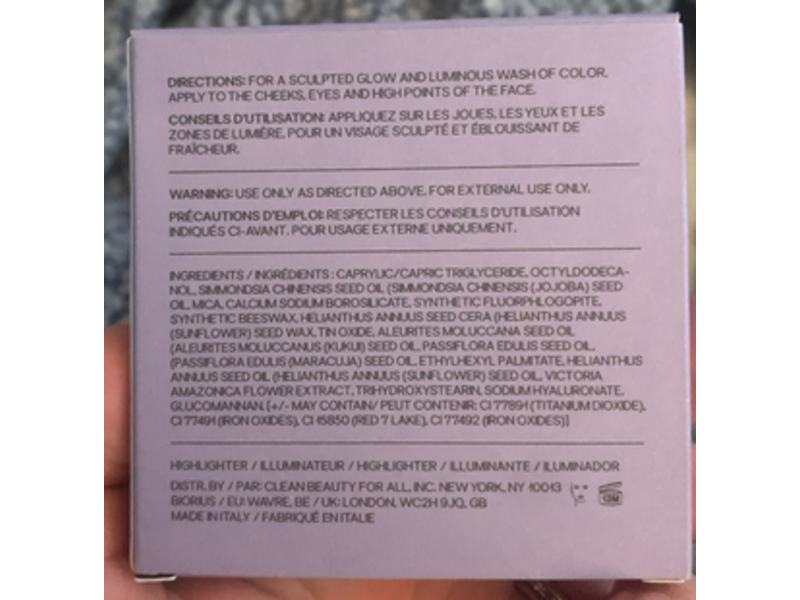 Saie Glow Sculpt Multi-Use Cream Highlighting Blush, Mauveglow, 0.20 oz/5.8 g