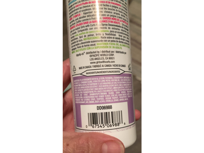 Dippity-Do Kids Leave-In Detangler, 8 fl oz/236 mL