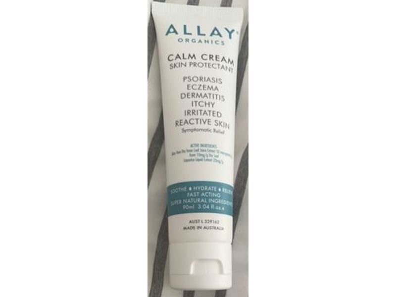Allay Organics Calm Cream, 3.04 fl oz/90 mL