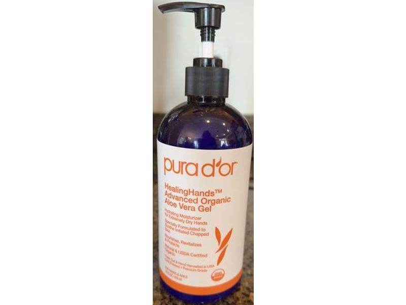 Pura D'or Advanced Organic Aloe Vera Gel, 16 fl oz/473 mL