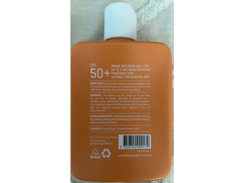We Are Feel Good Inc. Sensitive Sunscreen Lotion, SPF 50+, 200 mL