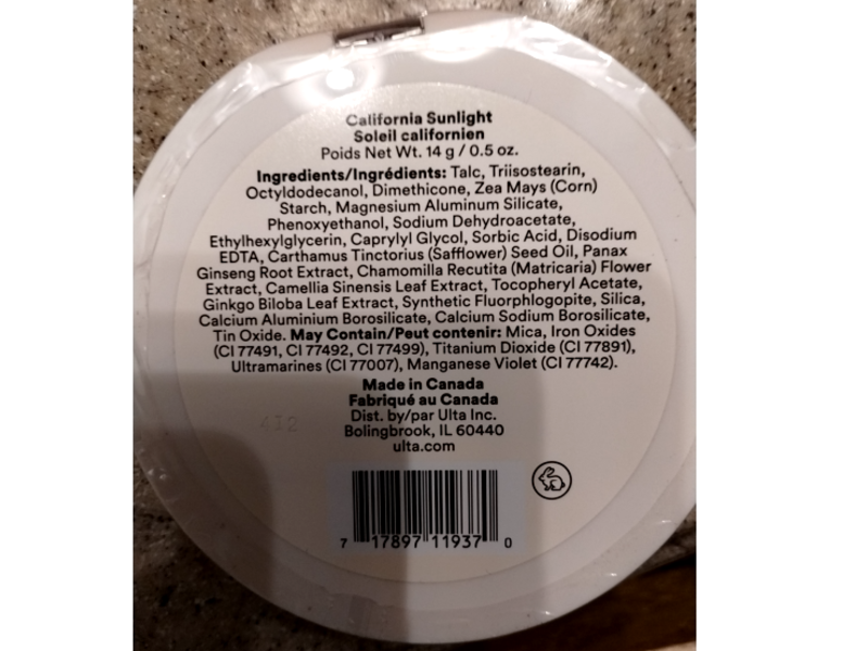 Ulta Beauty Collection Sculpt & Glow Baked Face Palette, California Sunlight, 0.5 oz/14 g