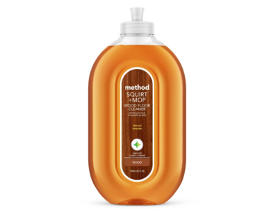 Method Squirt + Mop Wood Floor Cleaner. Almond, 25 fl oz/739 mL, Pack Of 6