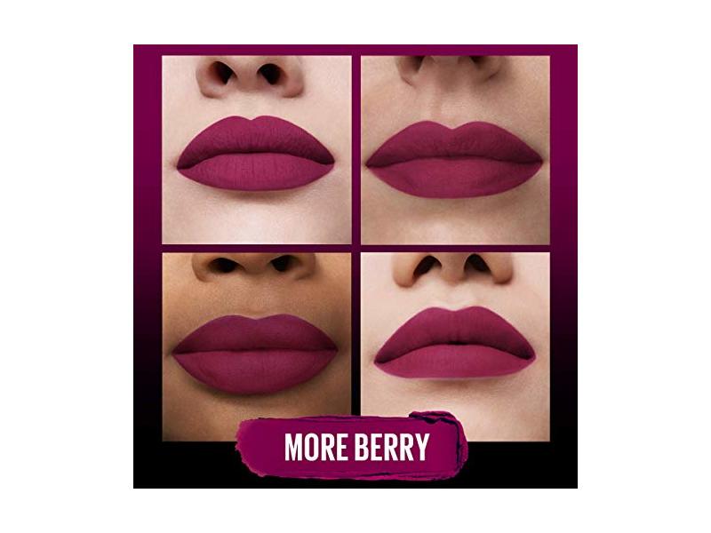 Maybelline Color Sensational Ultimatte Matte Lipstick,More Berry, 0.06 oz