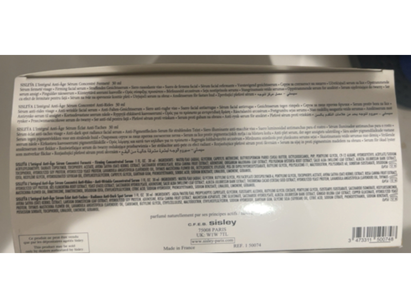 Sisley L'Integral Anti-Age Trio Serum Prestige Coffret Set, 1 fl oz/30 mL