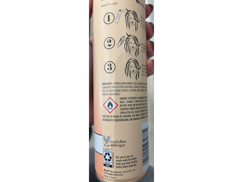Colab Dry Shampoo, Pure Nude Lightly Scented, 6.1 oz/180 mL