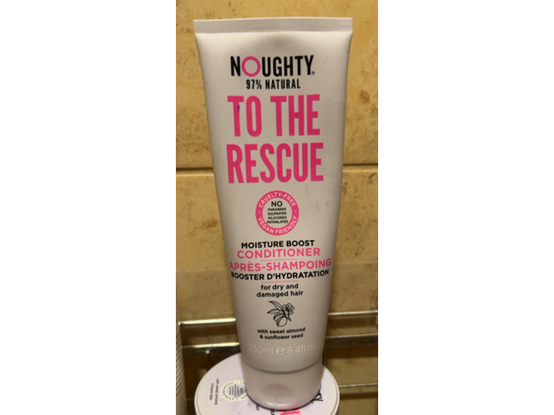 Noughty To The Rescue Moisture Boost Conditioner, Sweet Almond & Sunflower Seed, 8.4 fl oz/250 mL