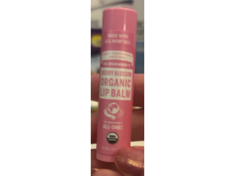 Dr. Bronner's Organic Lip Balm, Cherry Blossom, 4 g