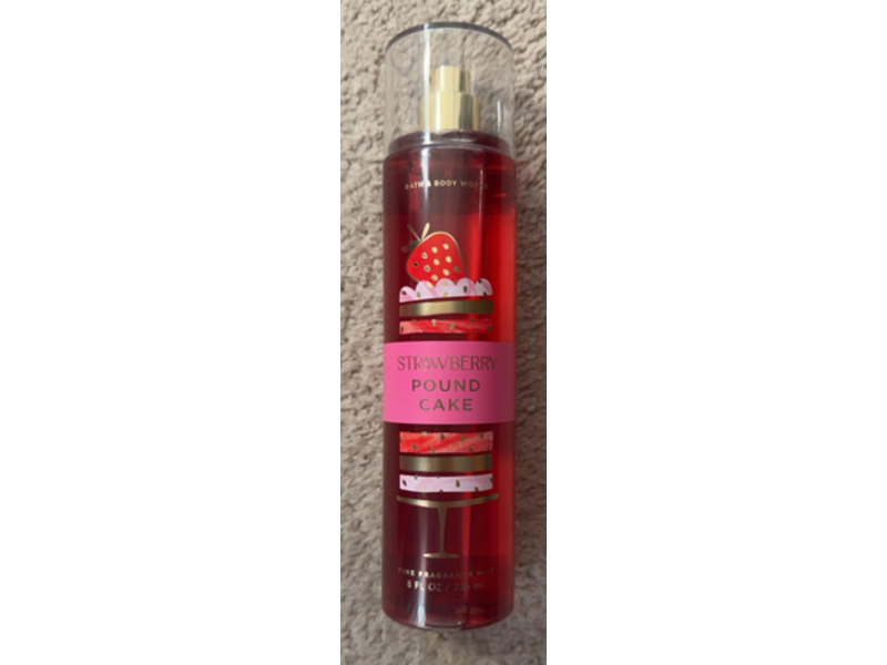 Bath & Body Works Fine Fragrance Mist, Strawberry Pound Cake, 236 mL
