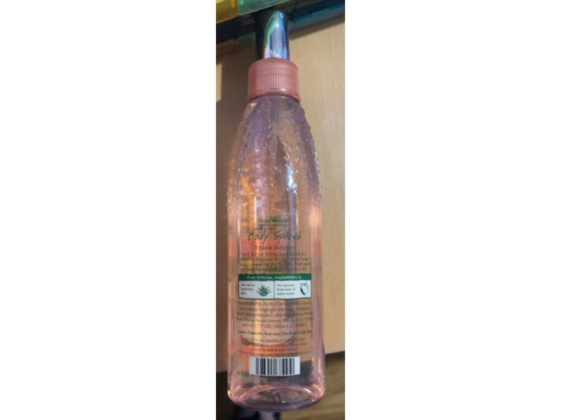 Bath & Body Works Peach Nectar Body Splash with Aloe Vera, 8 fl oz/236 mL