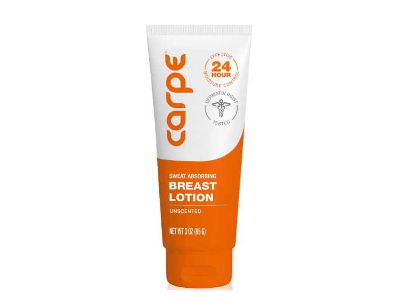 Carpe Sweat Absorbing Breast Lotion, Unscented, 2.03 fl oz/60 mL