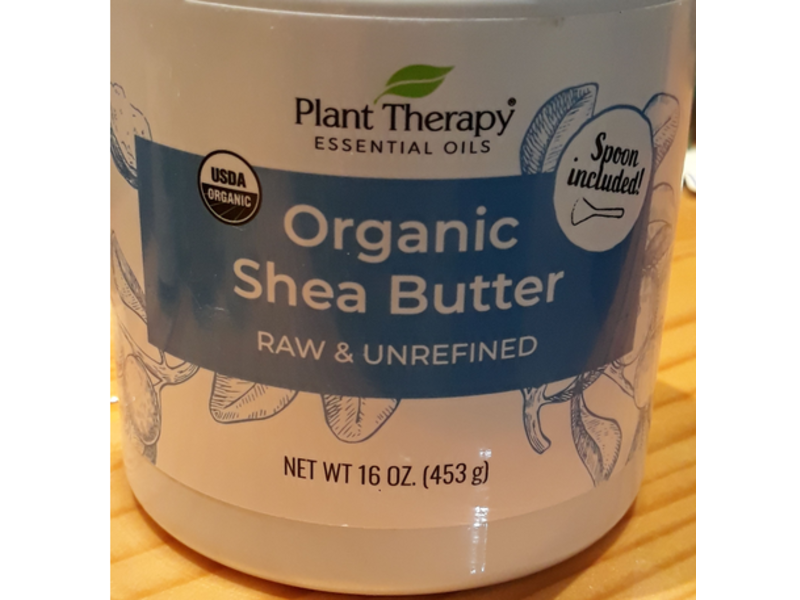 Plant Therapy Organic Shea Butter, Raw & Unrefined, 16 oz/453 g
